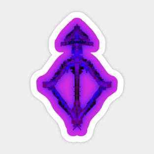 Sagittarius 8c Fuchsia Sticker